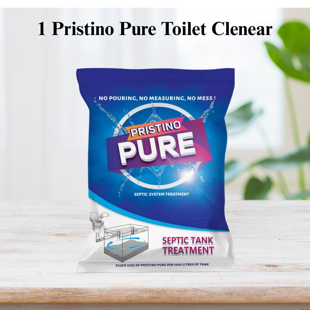 Pristino Pure Septic tank cleaning powder, JDR Lime Scale Remover (Free)