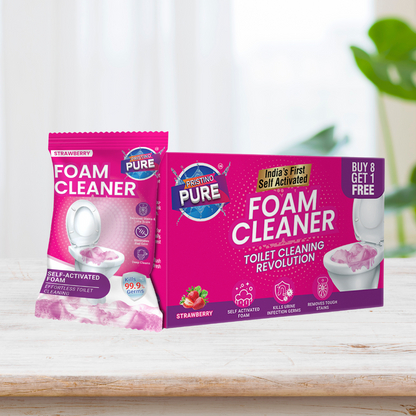 Pristino Pure Toilet Foam Cleaner — Pack of 4 piece (150g Each) - Combo