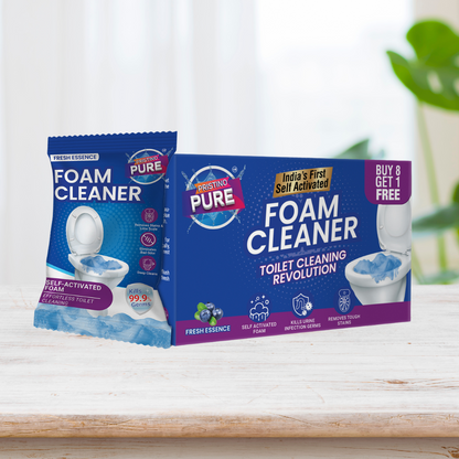 Pristino Pure Toilet Foam Cleaner — Pack of 4 piece (150g Each) - Combo