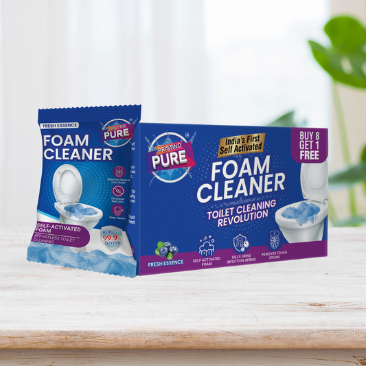Pristino Pure Toilet Foam Cleaner — Pack of 4 piece (150g Each) - Combo