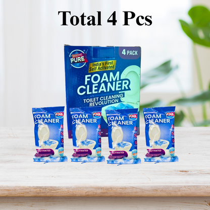 Pristino Pure Toilet Foam Cleaner — Pack of 4 piece (150g Each) - Combo