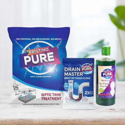 PRISTINO PURE POWDER+liquid+drain cleaner
