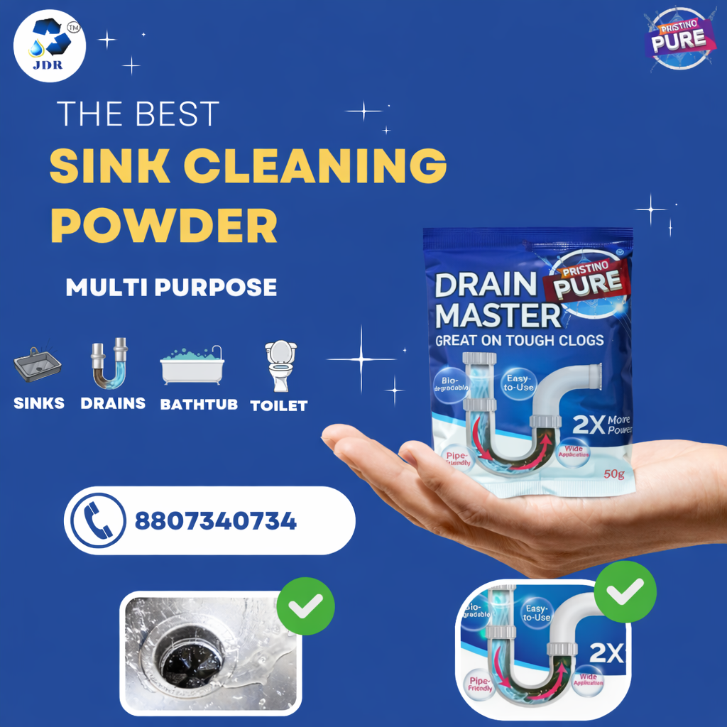 Powerful Drain Cleaning Powder 2, Pristino Pure Septic tank cleaning powder 1 (COMBO )
