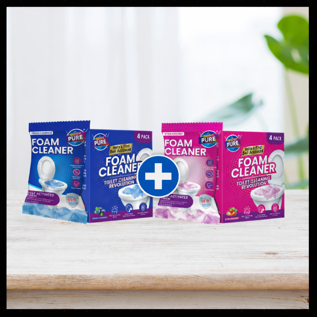 Pristino Pure Toilet Foam Cleaner — Pack of 8 piece (150g Each) - Combo