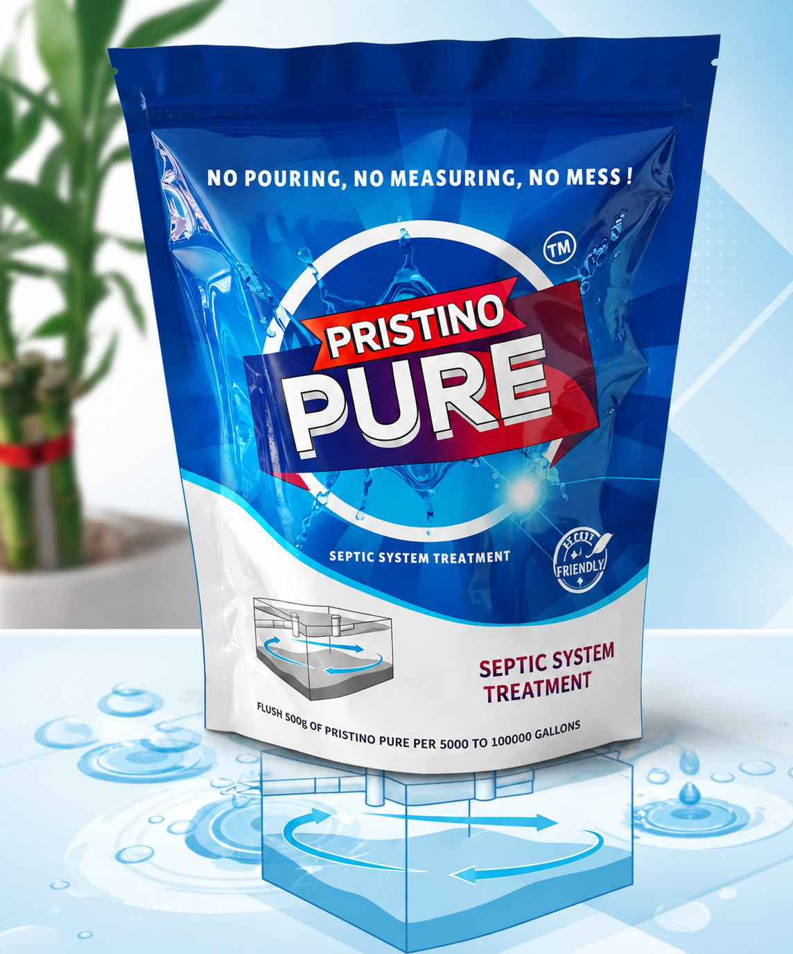 Pristino Pure Septic tank cleaning powder 1 (COMBO )